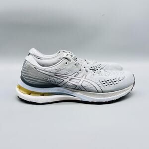 Asics Shoes Womens 7.5 Gray Blue Gel Kayano 28 Mesh Running Athletic Sneakers